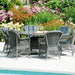 Monte Carlo 6 Seater Dining Set by Poolside