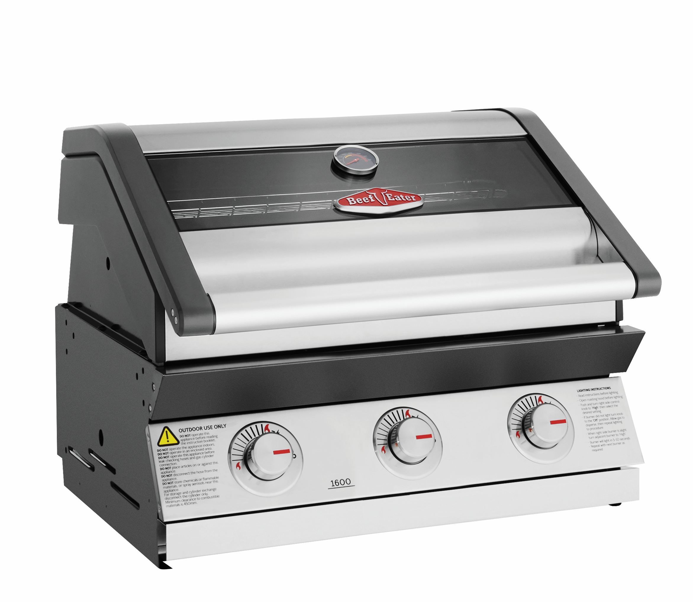 BeefEater - 1600S Series 3 Burner Built In Barbecue