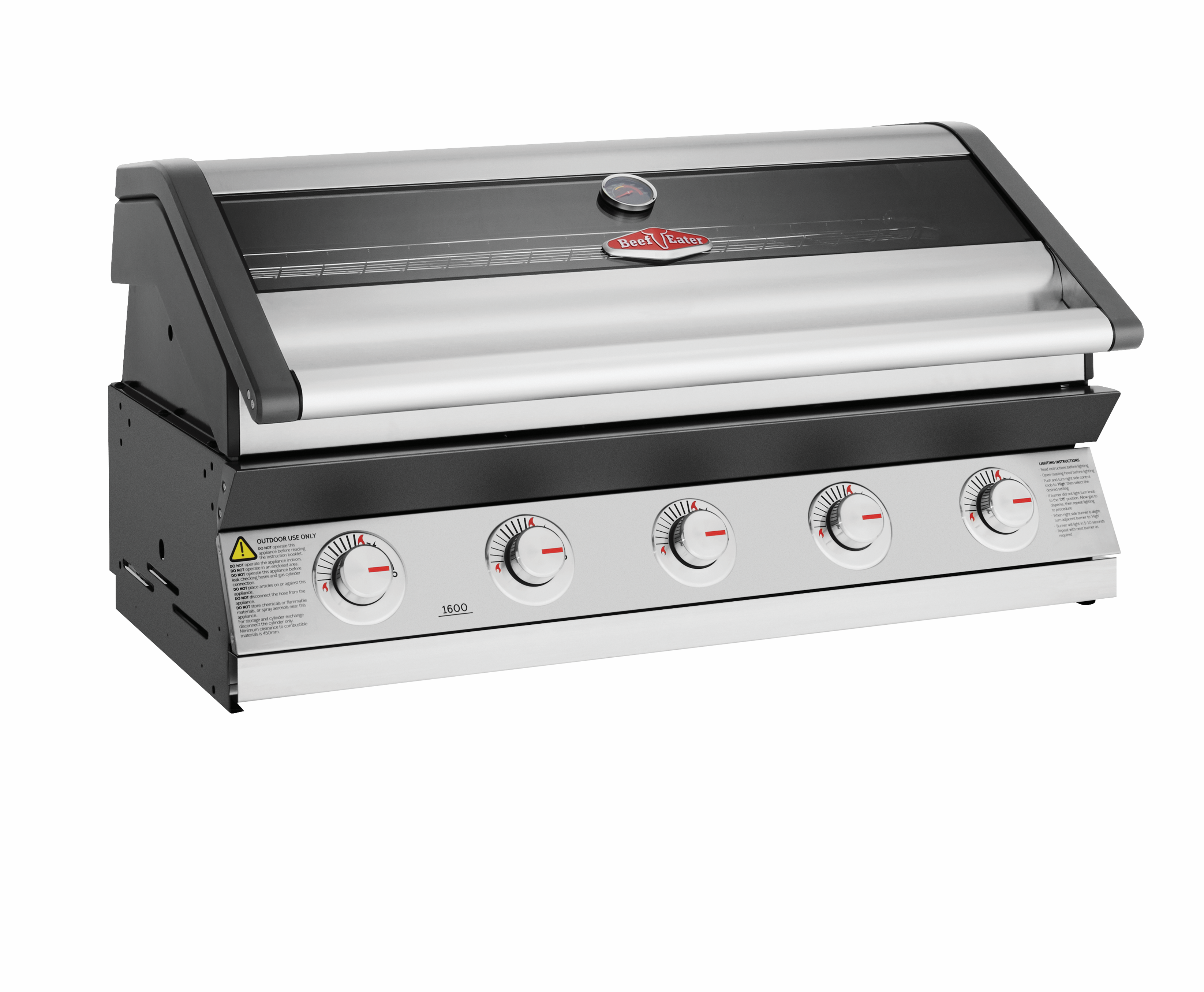 BeefEater - 1600S Series 5 Burner Built In Barbecue