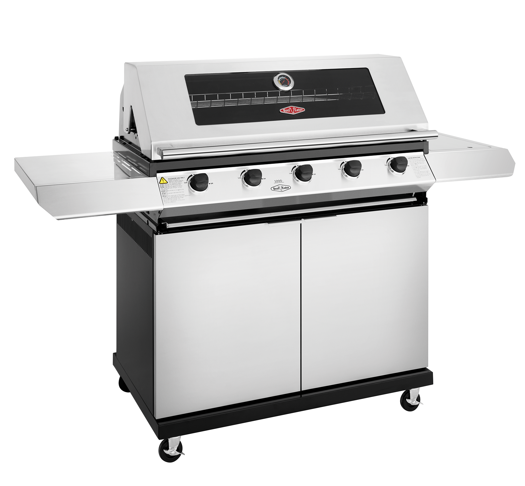 BeefEater - 1200S Series 5 Burner with Side Burner Trolley