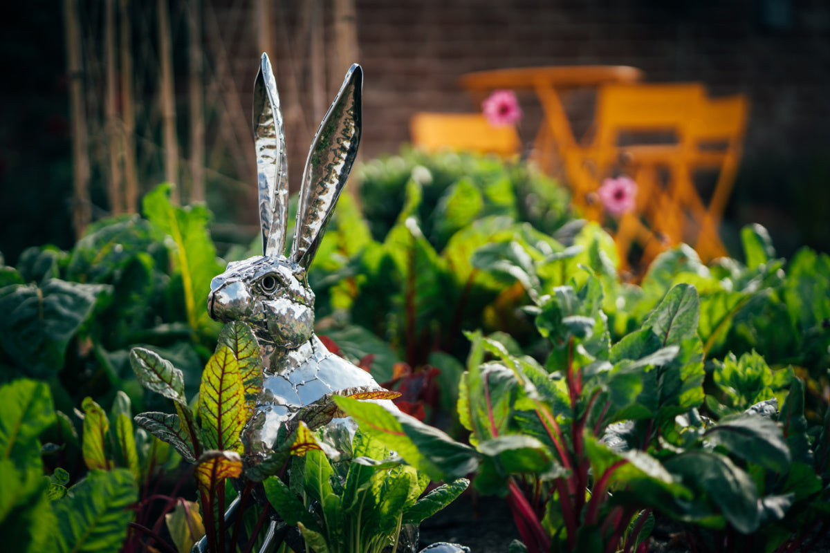 Michael Turner- Stainless Steel Sculpture- The Hare