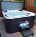 Milano 2 Back Garden Shot Hot Tub in Use