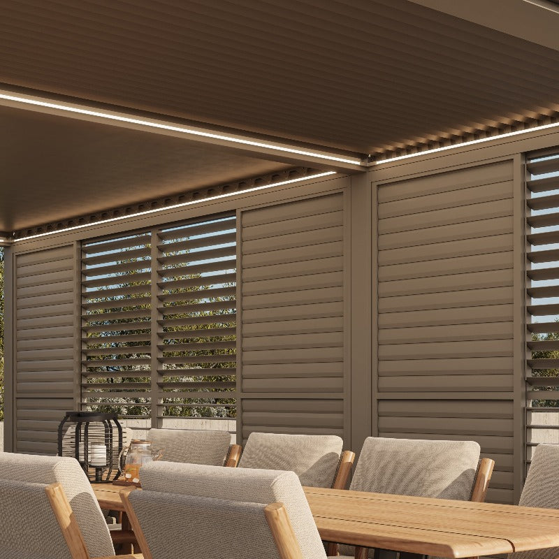 Suns Lifestyle Luxe Manual Louvered Roof Pergola