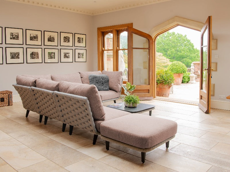 Alexander Rose- Cordial Luxe Dark Grey Corner Module Sofa Set