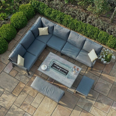 new york dining set with firepit