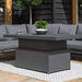Maze - 'Oslo' Outdoor Corner Group Reclining Sofa with Rising Table. - Gardens Of Style