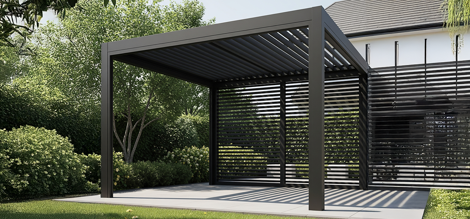 6x3m Aluminium Pergola