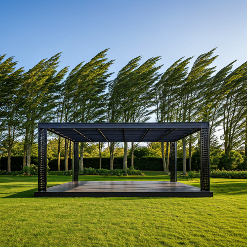 Should Pergolas Be Open or Closed in High Winds?