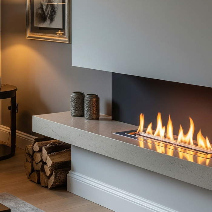 bioethanol fireplace in uk setup