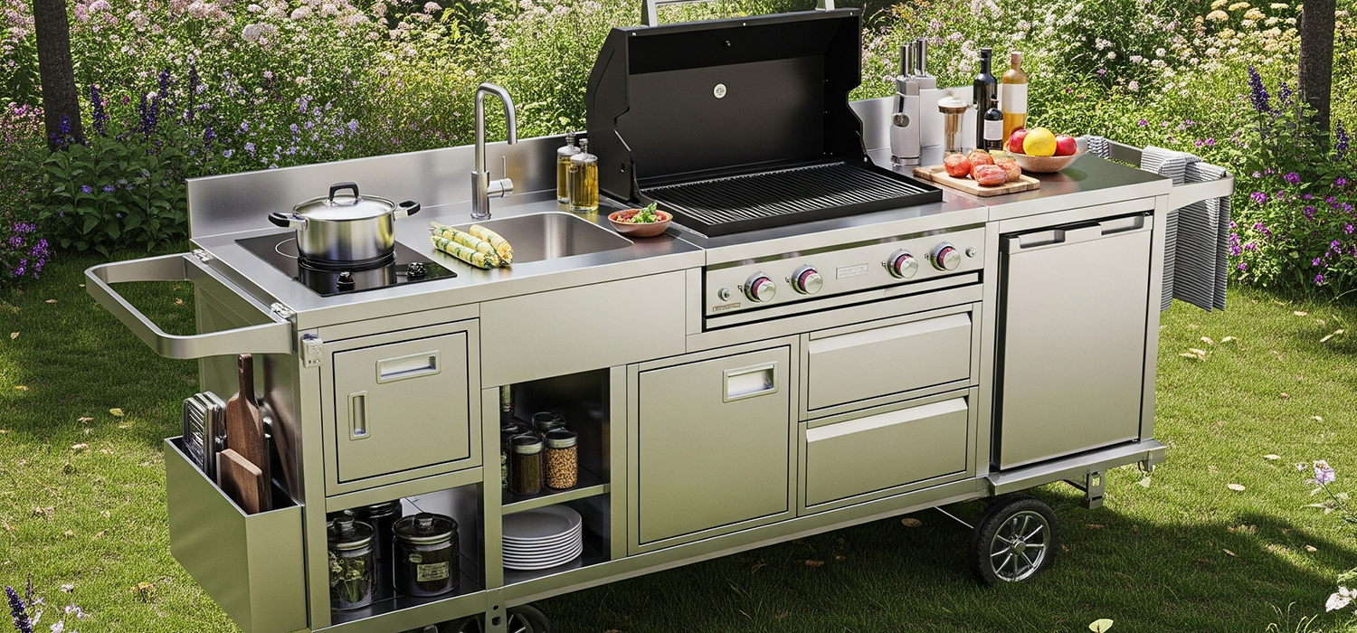 outdoor kitchen a portable one