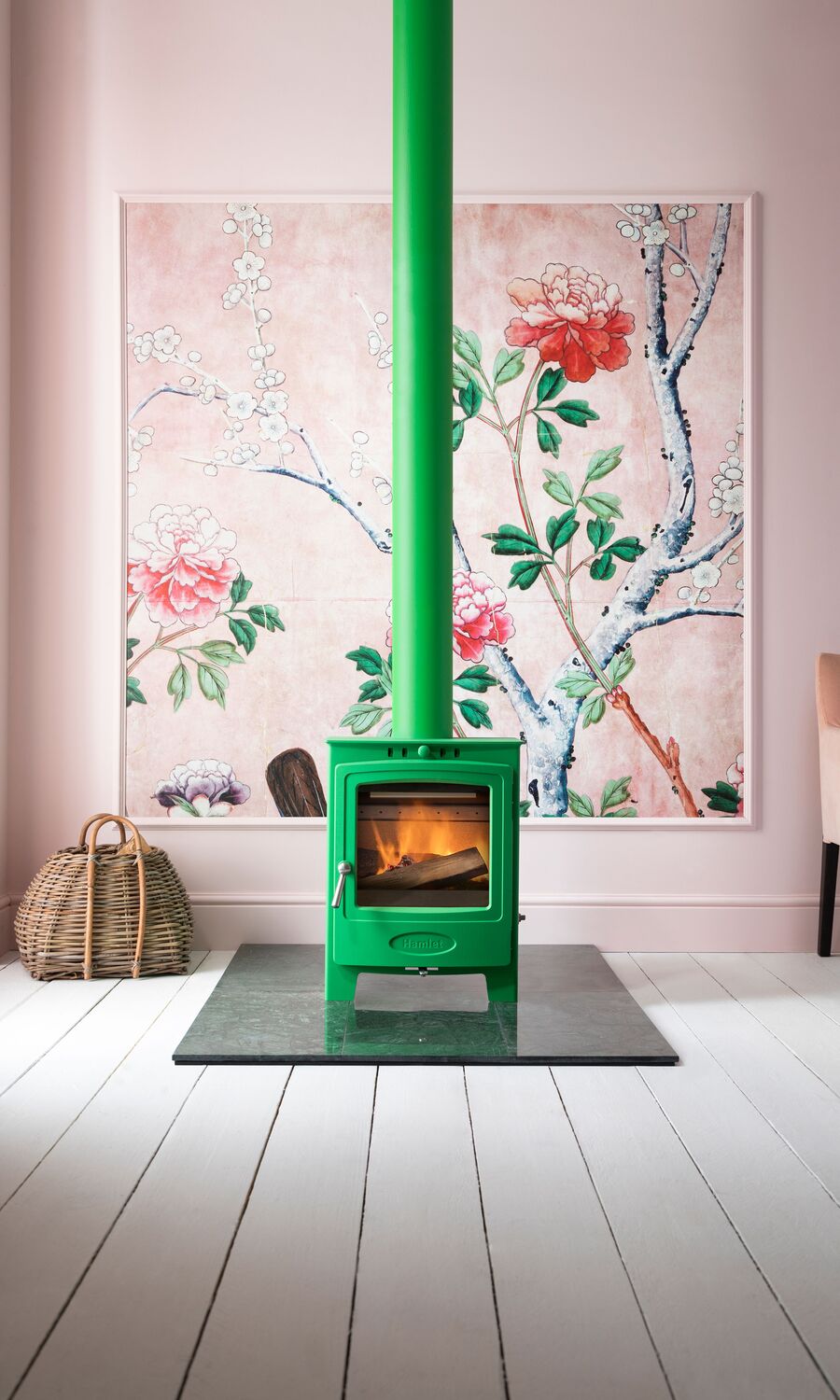 Arada Hamlet Solution 5 Bioethanol Fire-Peapod Green