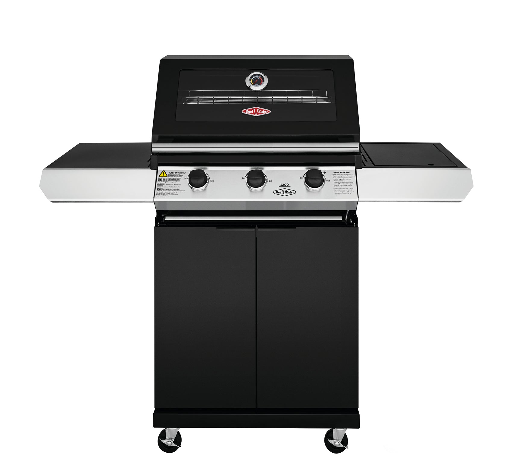 BeefEater - 1200E Series 3 Burner Barbecue & Side Burner