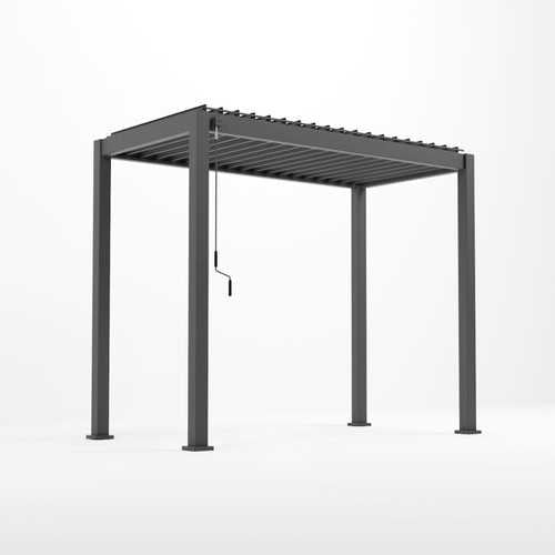 Nova Titan Aluminium Pergola in Grey