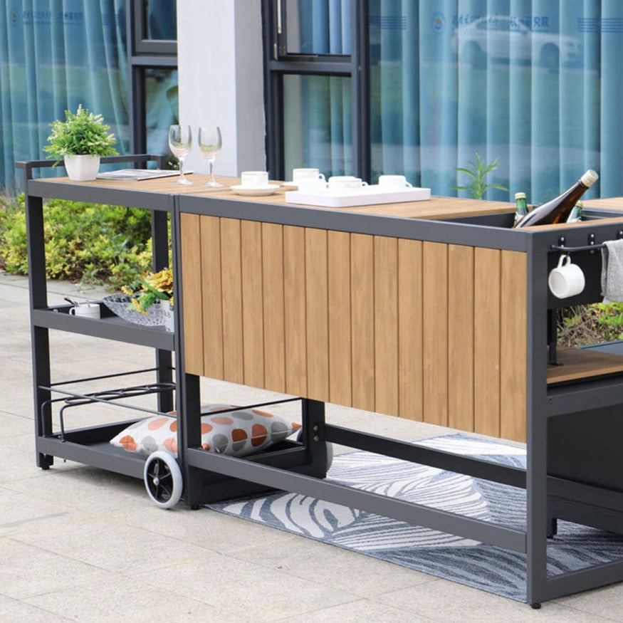 Maze - Outdoor Bar / Kitchen Unit - Grey