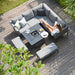 Overhead view of Pulse Corner Outdoor Sofa