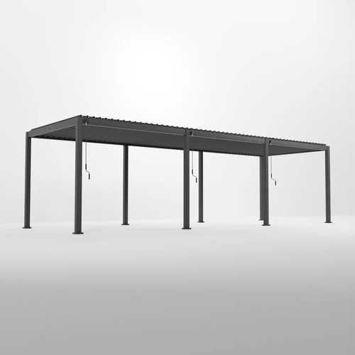 Large 9 x 3m Pergola with a white background