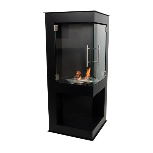 Scandiflames- Alaska Corner Bioethanol Fireplace | With Free Fuel