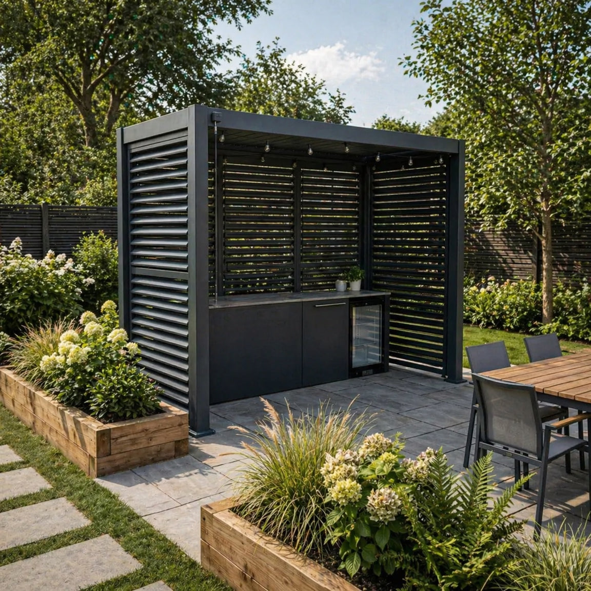 Manual Louvered Pergolas — Gardens Of Style