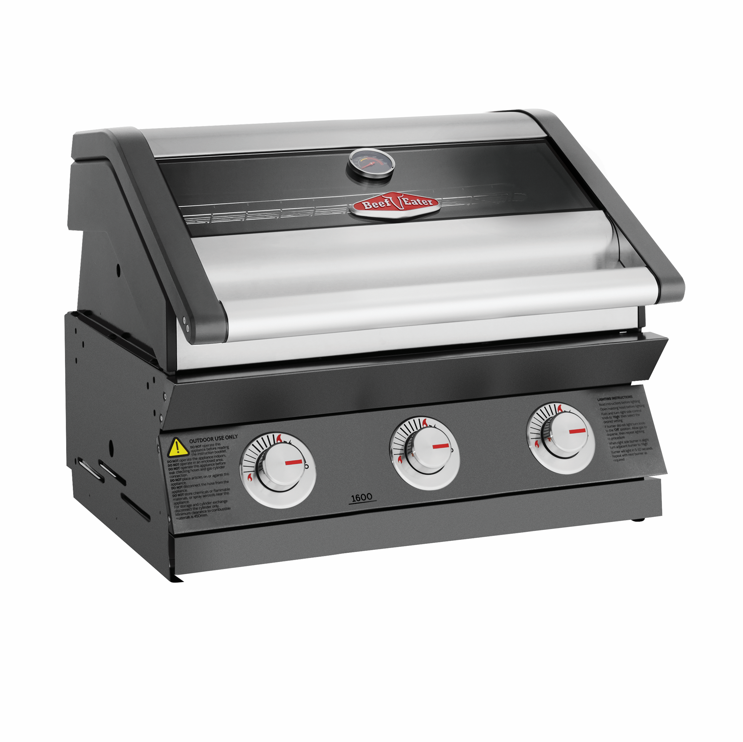 BeefEater - 1600E Series 3 Burner Built In Barbecue