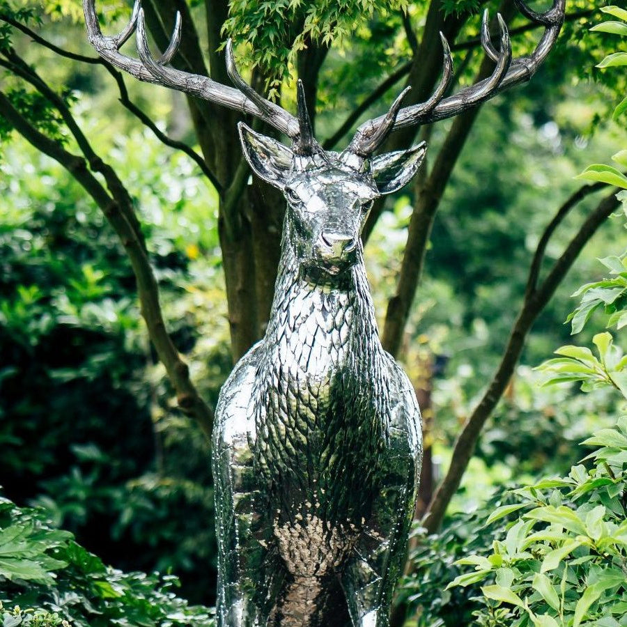 Michael Turner- Stainless Steel Sculpture- The Royal Stag