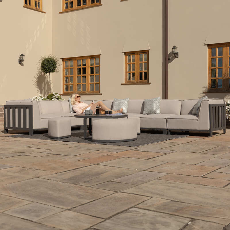 Maze Ibiza Outdoor Fabric Corner Sofa Set - Small, Medium & Large