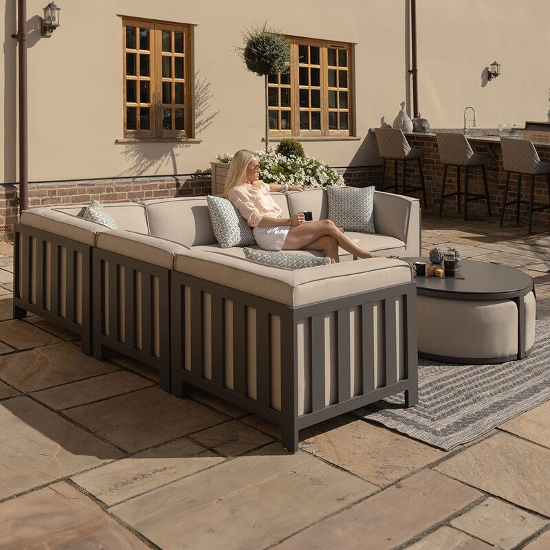 Maze Ibiza Outdoor Fabric Corner Sofa Set - Small, Medium & Large