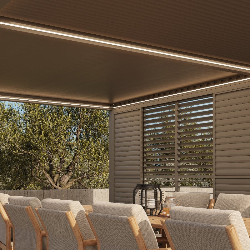 Luxe Manual Louvered Pergola