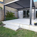 Customer photo 3.5 x 3.6 aluminium pergola