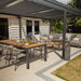 Maranza Lean-To 6 Leg Option with Monte Vari Dining Set Underneath