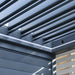 Maze Como Aluminium BBQ Shelter Close up of Open Roof Louvres
