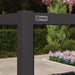 maze aluminium grey pergola frame