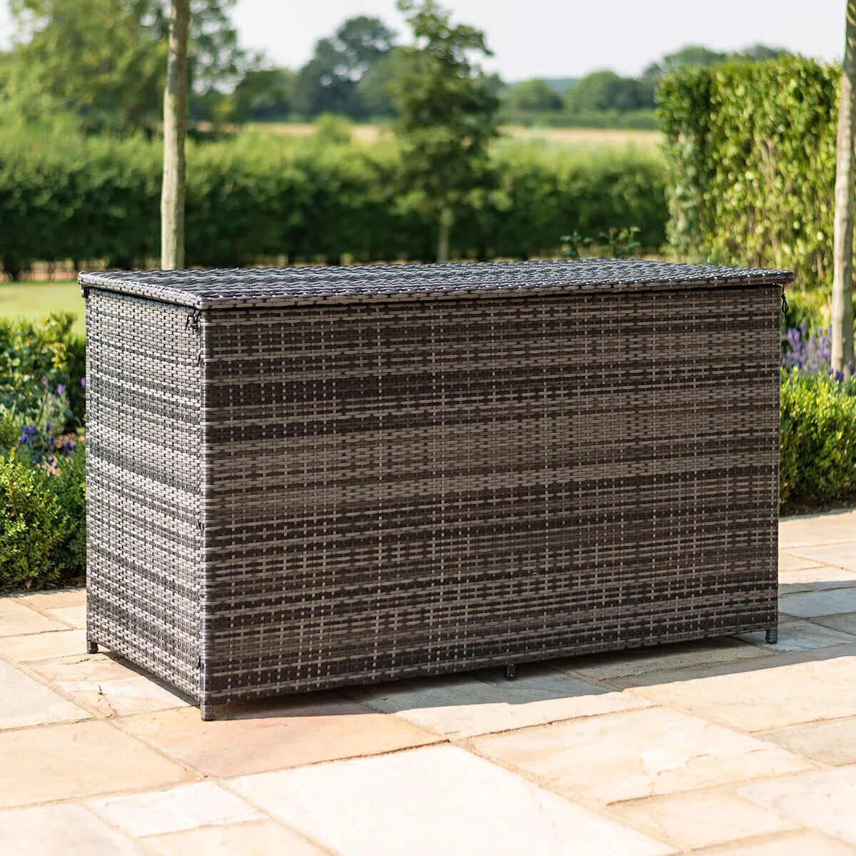 Maze - Rattan Storage Box - Grey