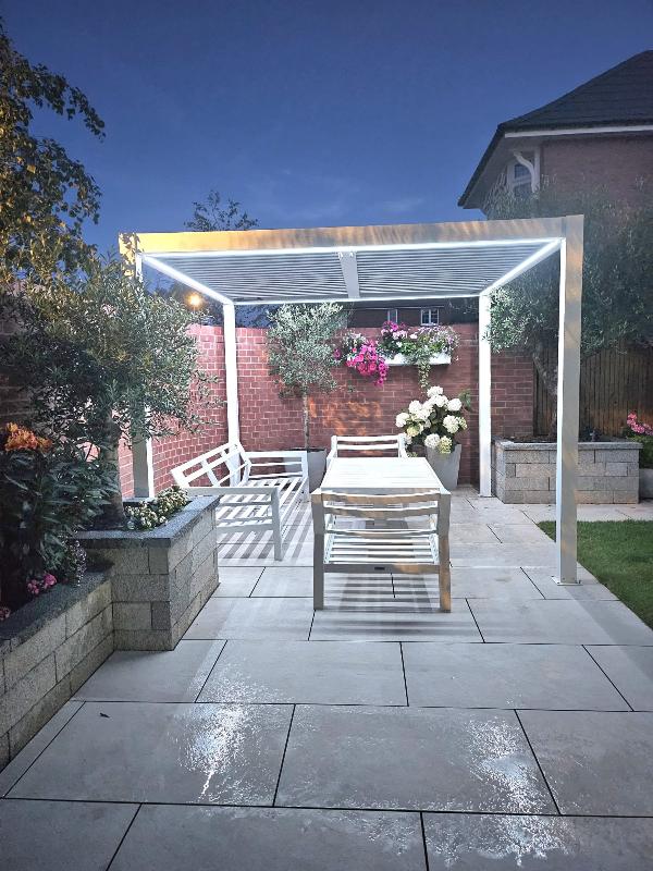 Como Pergola 3 x 3 in White