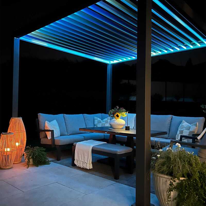 Nova Titan Plus LED Aluminium Pergola