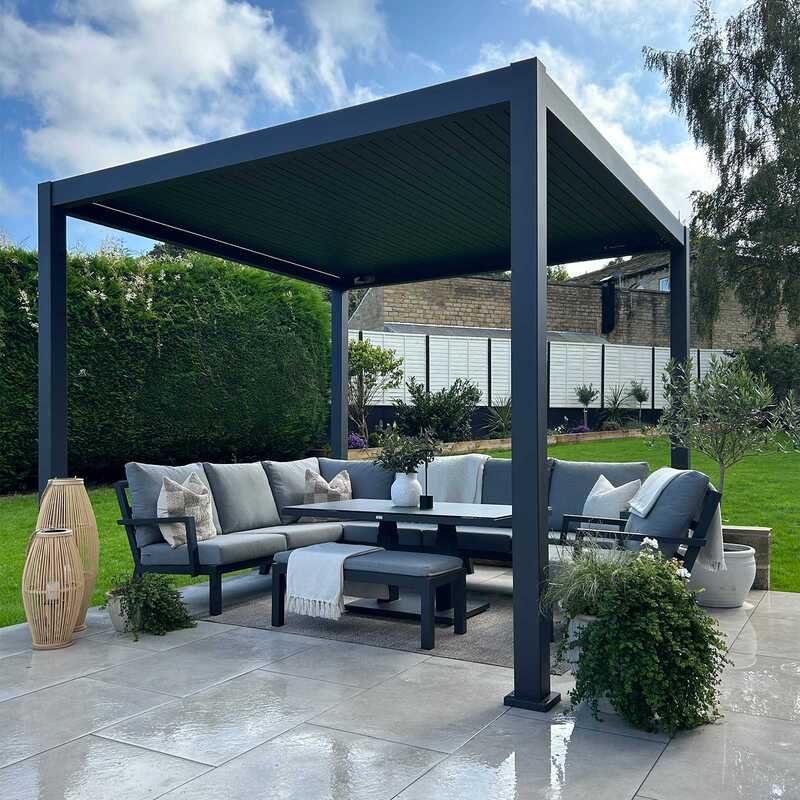 Nova Titan Plus LED Aluminium Pergola