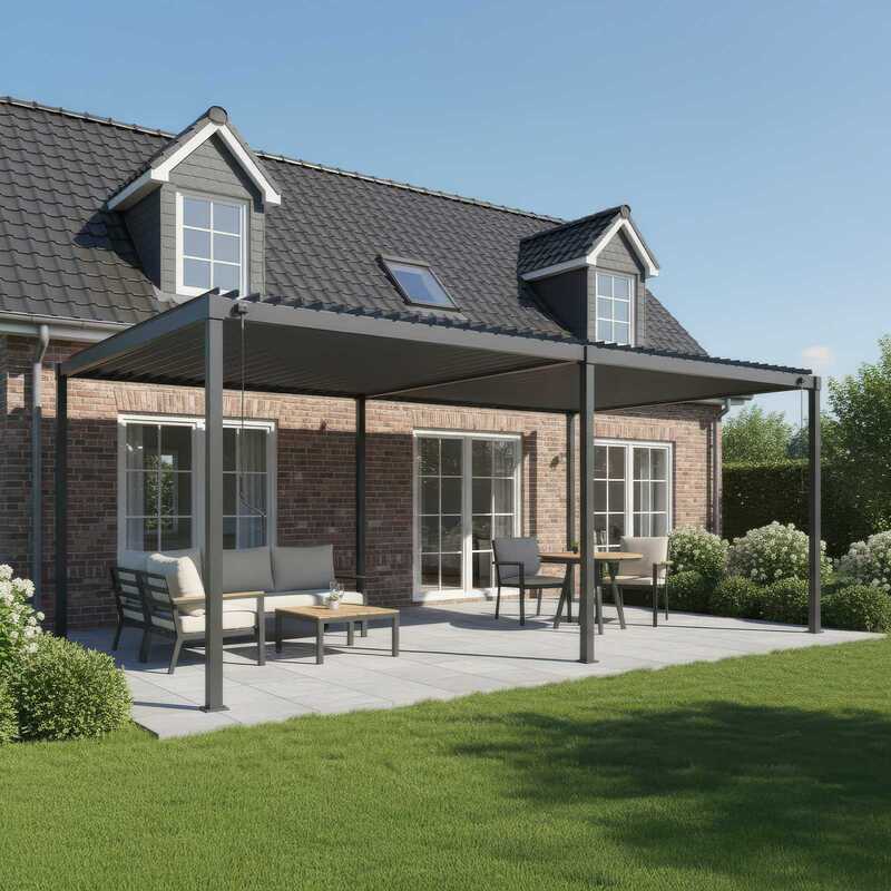 Nova Luna Galvanised Steel Pergola