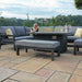 New York Corner Sofa with Firepit Table