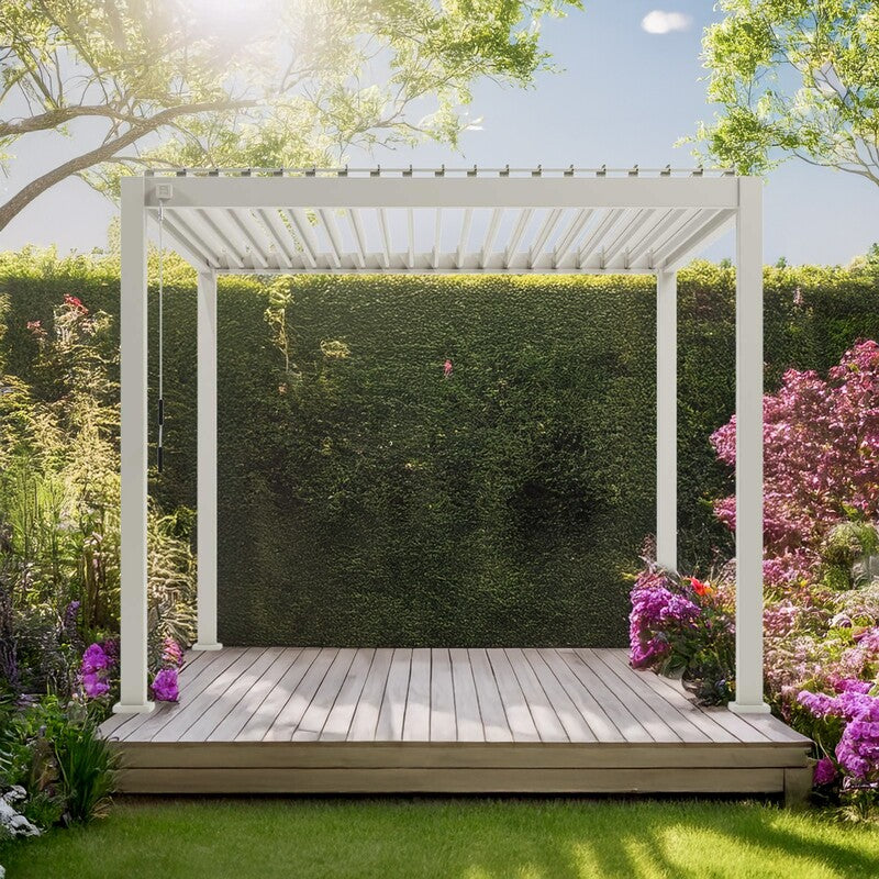 Nova Titan Pebble Aluminium Pergola
