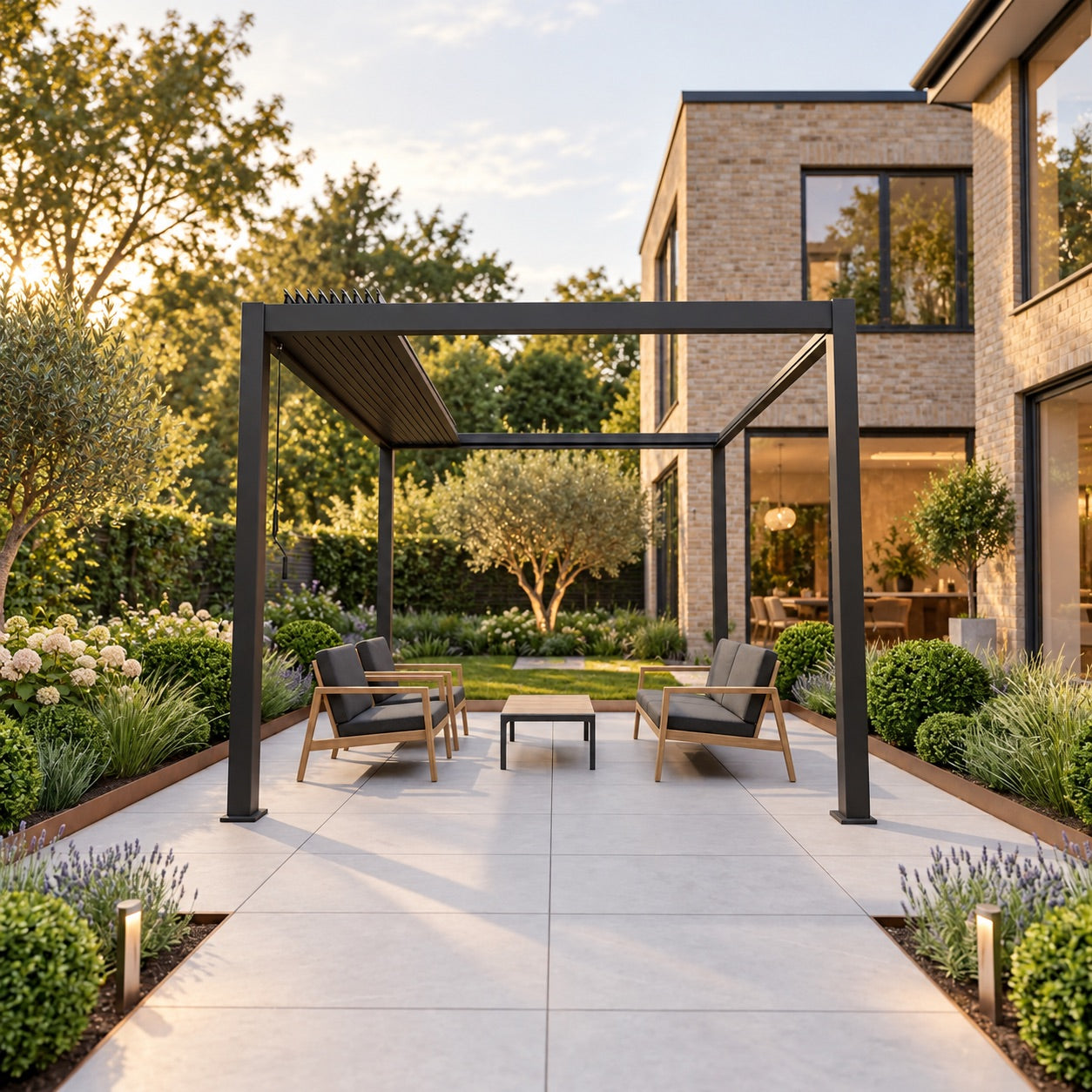 Nova Titan Skyview 3 x 3m on landscaped garden