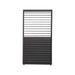 Nova Titan Aluminium Adjustable Louvre Panel on white background with open top louvres