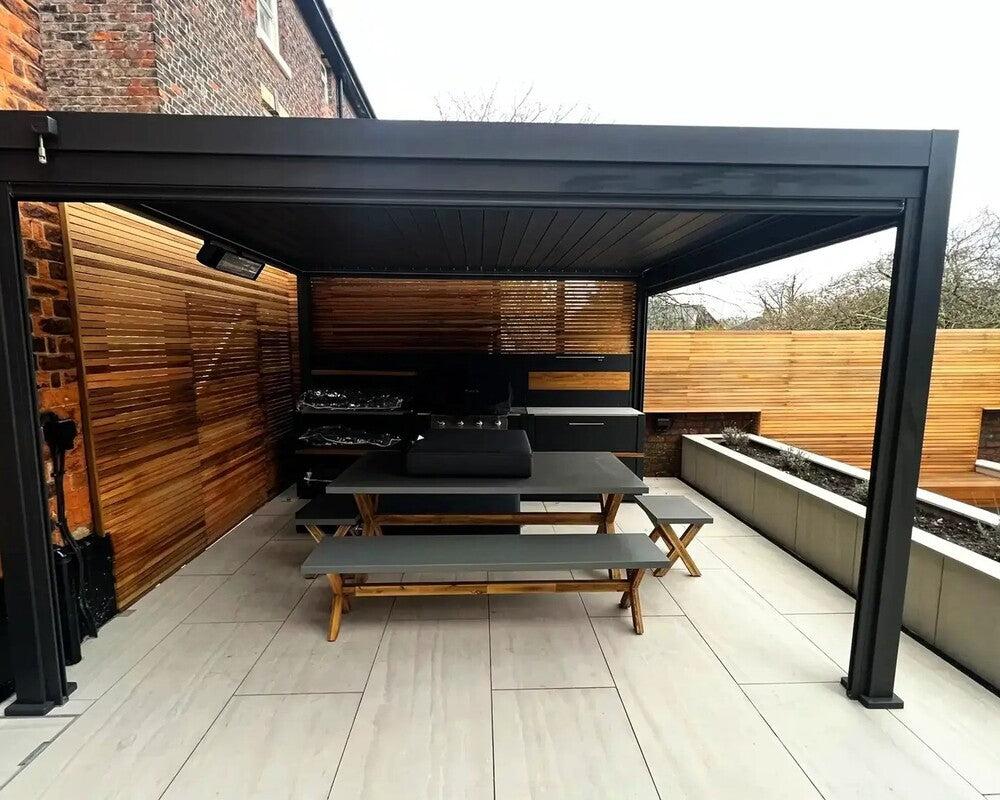 Rota Louvered Pergola 3.6m x 4m 