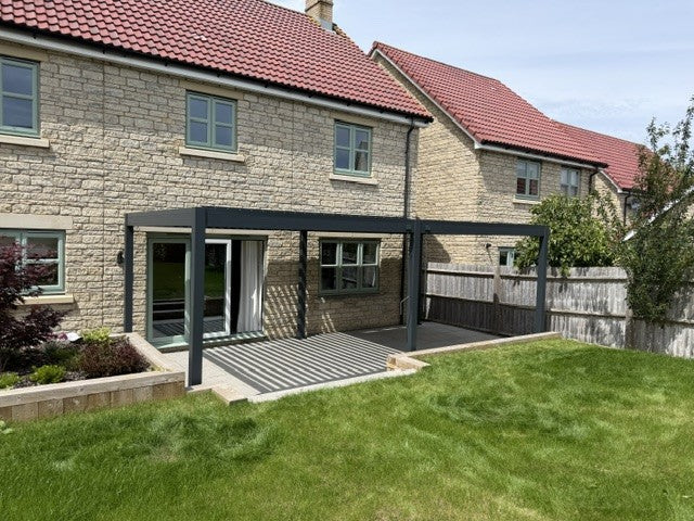 The Sandbanks Aluminium Pergola