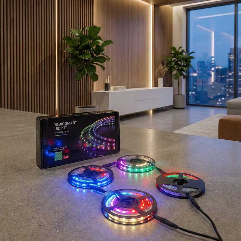 Nova Pergola LEDs Lights Kit - in Full Spectrum Multi Colour & White