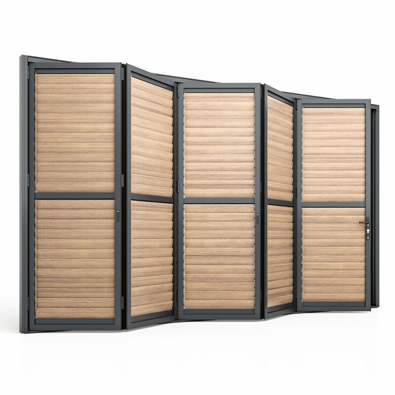 Eden Pergola Bi-Folding Louvre Door (3757 x 2227mm)