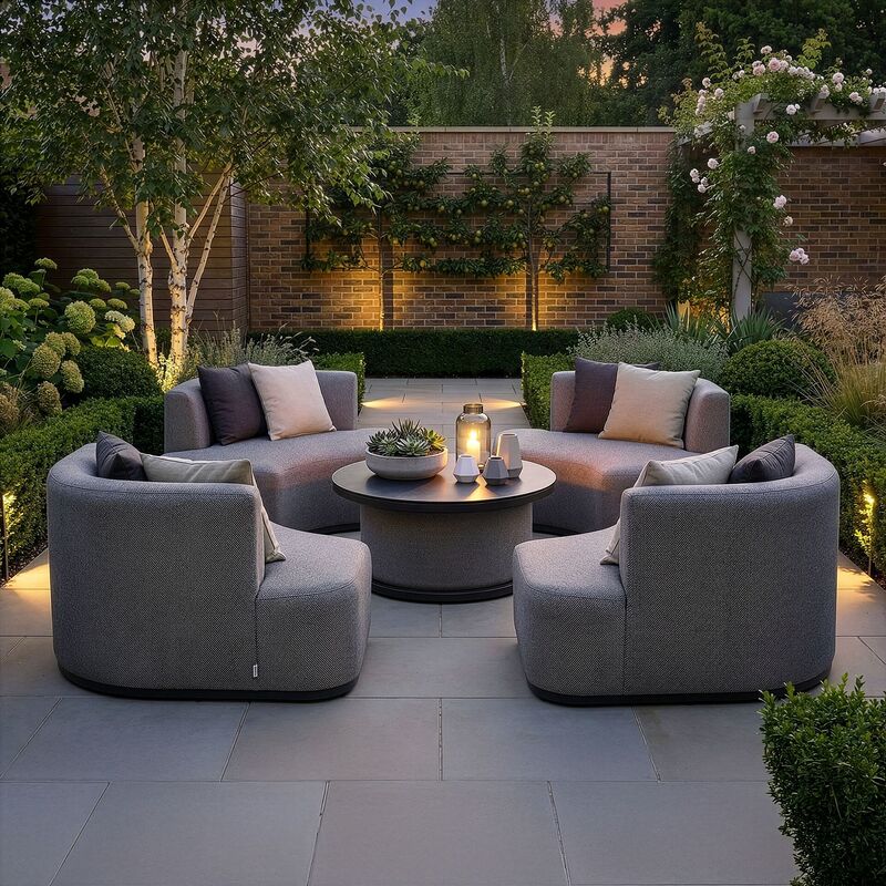Maze - Outdoor Fabric Snug Lifestyle Suite