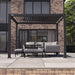 Maze Jupiter, 3x3m front lifestyle view on patio