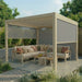 Maze Jupiter, 3x3m lifestyle view with partially closed grey blinds
