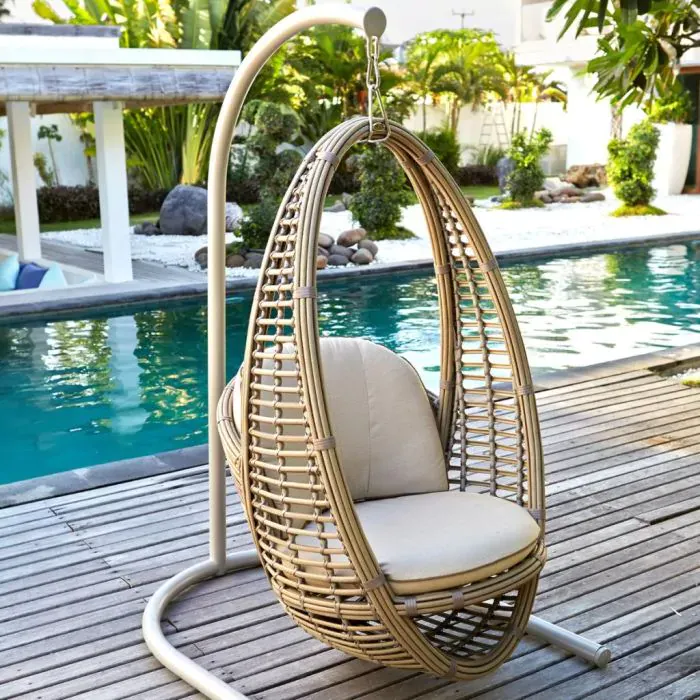 Skyline Design Modern Heri Weave Hanging Chair – Luxury Outdoor Comfort on Offer at £1,995
