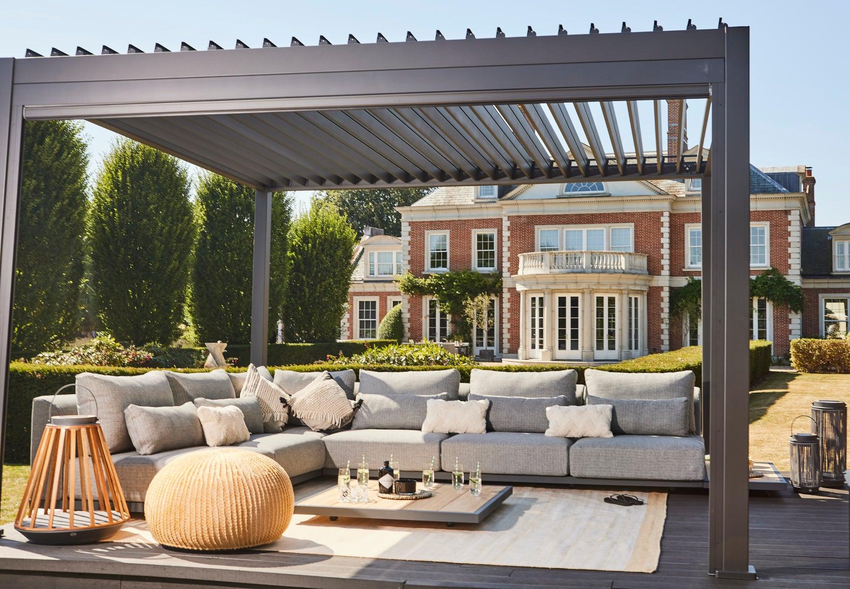 Sunslifestyle -Rota Louvered Pergola (Various sizes from 3m-7m ) - Gardens Of Style