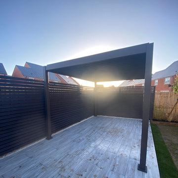 Sunslifestyle -Rota Louvered Pergola (Various sizes from 3m-7m ) - Gardens Of Style